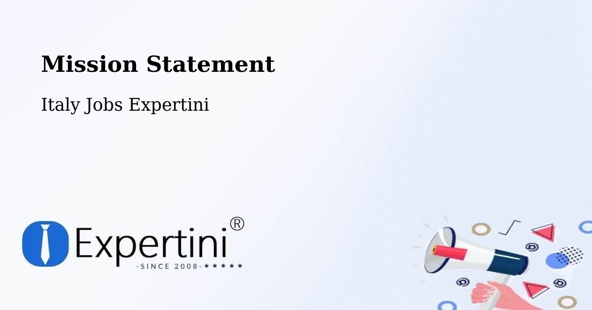 Corporate Mission – Tolfa - Italy Jobs Expertini
